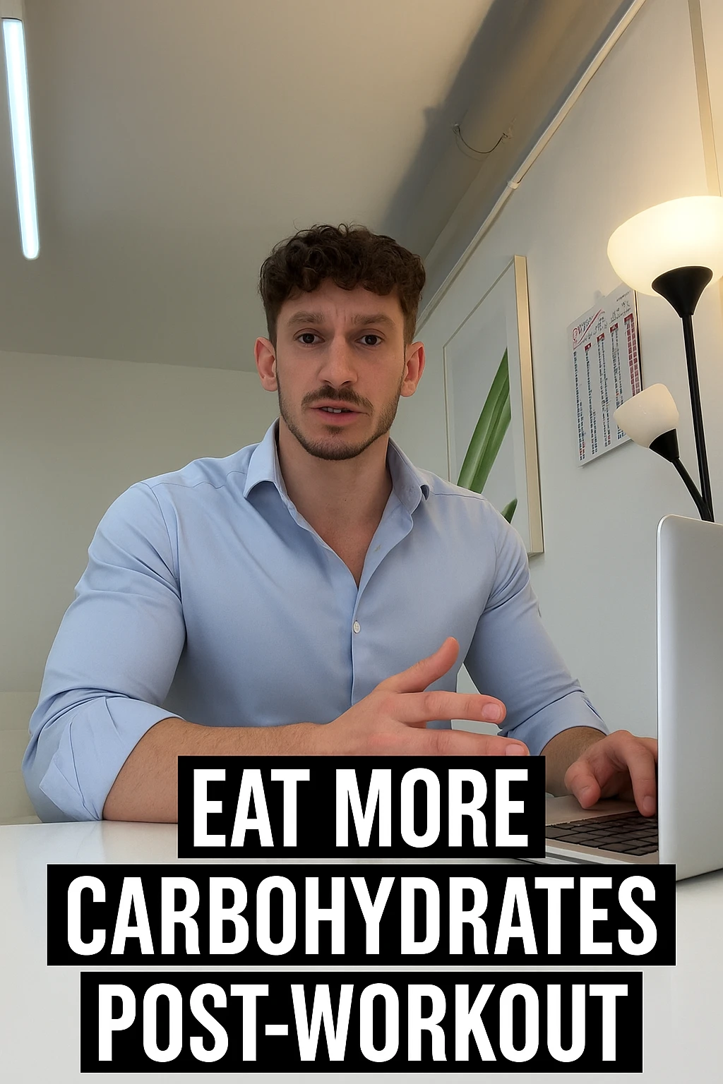 Uomo che sfrutta un timing di nutrienti per mangiare più carbo post workout emoji