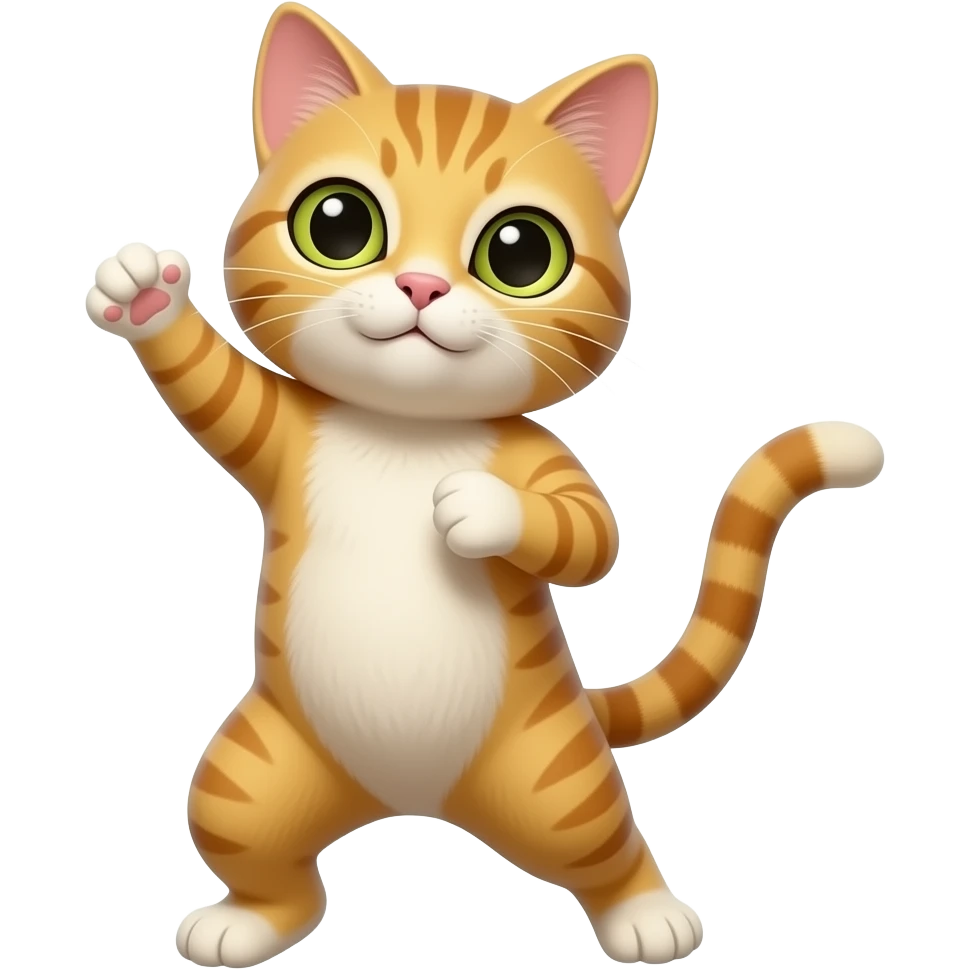 Cat dancing emoji