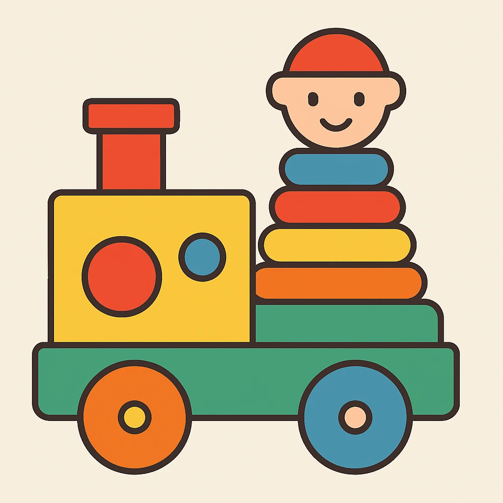 flat design style toy emoji