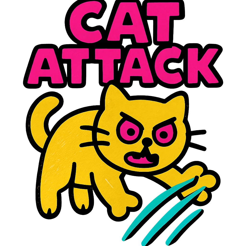 cat attack emoji