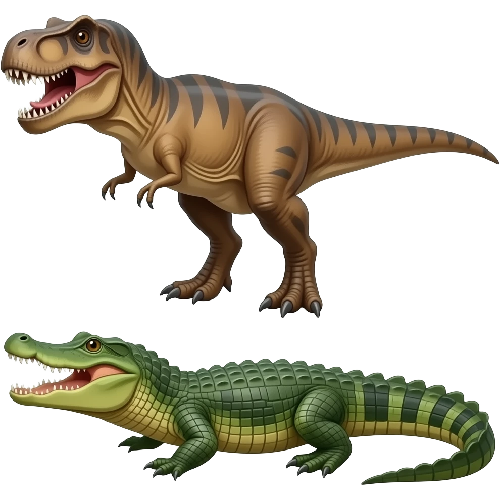 🦖🐊 emoji