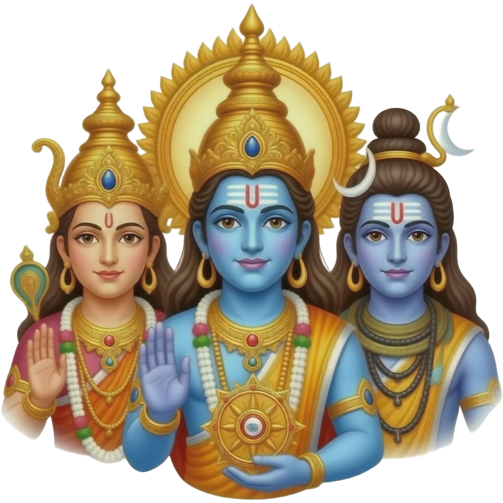 God Trinity (Hindu) emoji