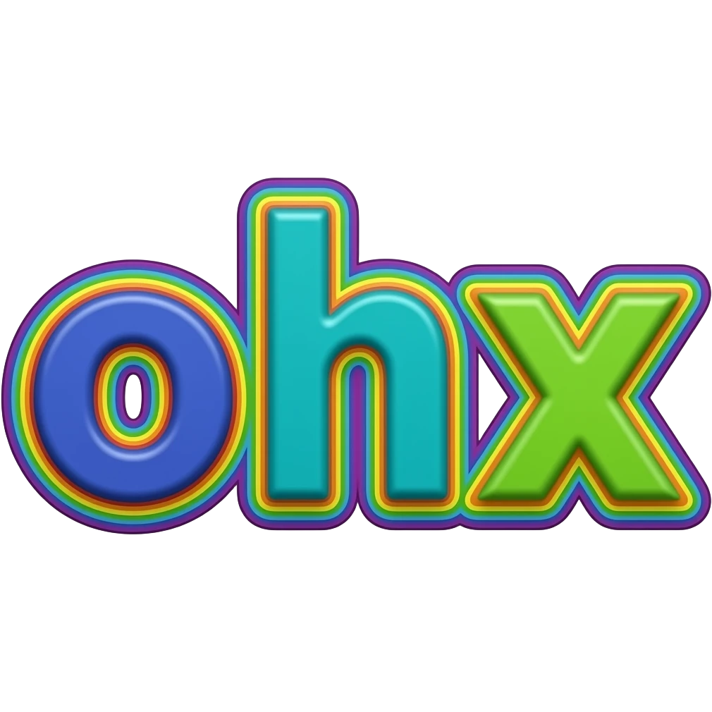 name "&" in bright blue teal green 3D style typography lettering, each color of the rainbow as a border outlined around each letter, isolated, 3d rendering, no emoji icons no emoji faces and must have no human figures emoji