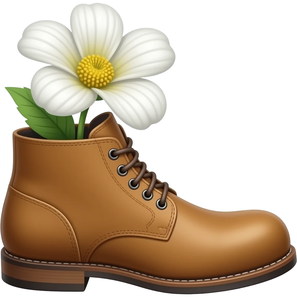 Flower In boot emoji