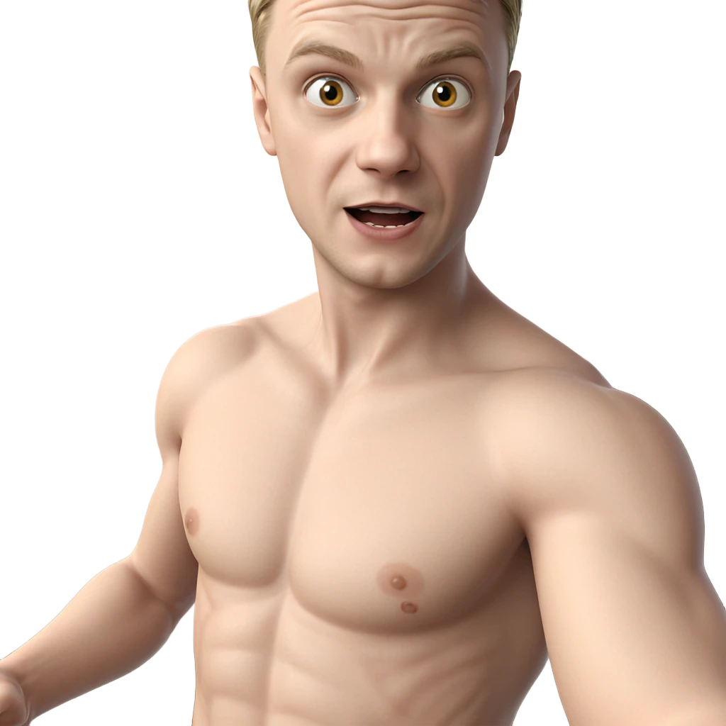 curious boy with open mouth emoji