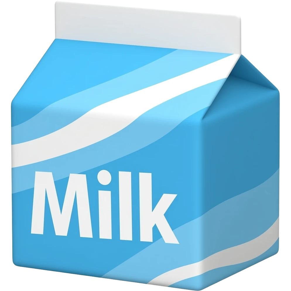 Milk box emoji