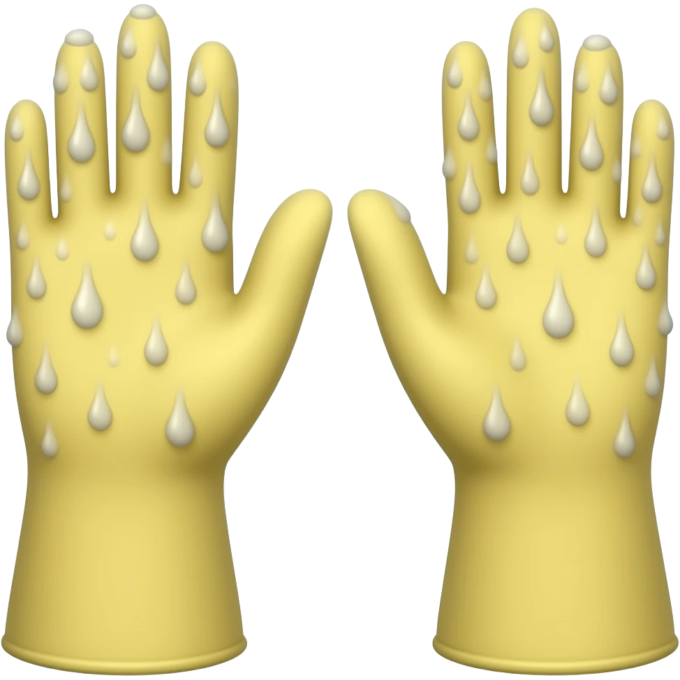 dishwashing gloves emoji
