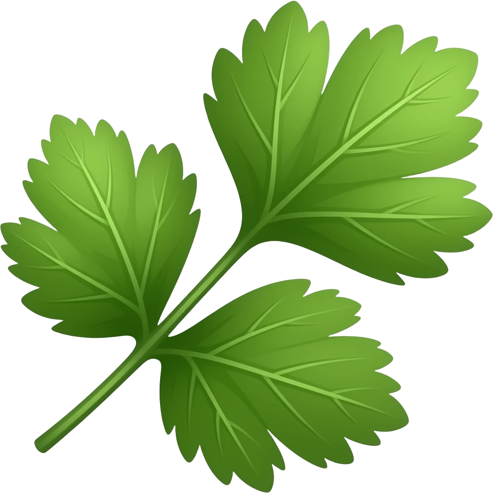 cilantro leaves emoji