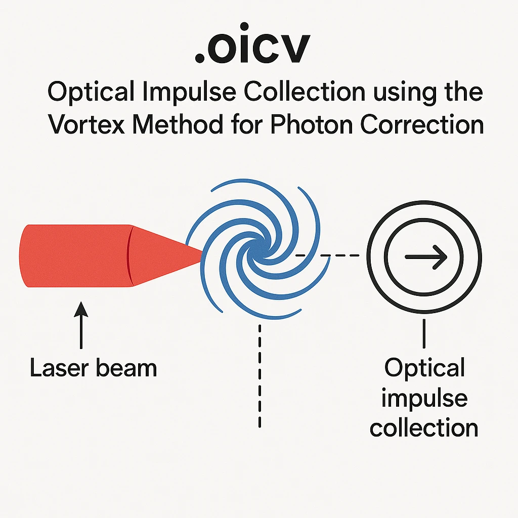 if anyone's curious, ".oicv" is short for optical impulse collection using the vortex method for photon correction. textbook graphical representation emoji