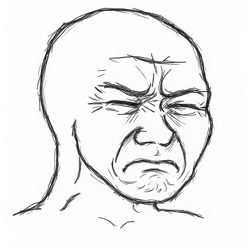 憋尿的表情 emoji
