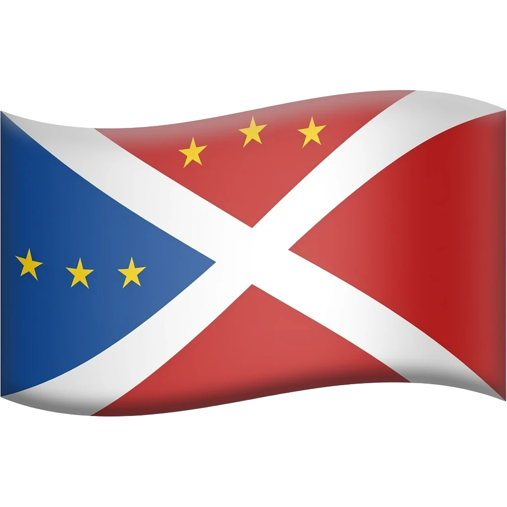 Crée moi le drapeau de la haute Savoie situé en France emoji