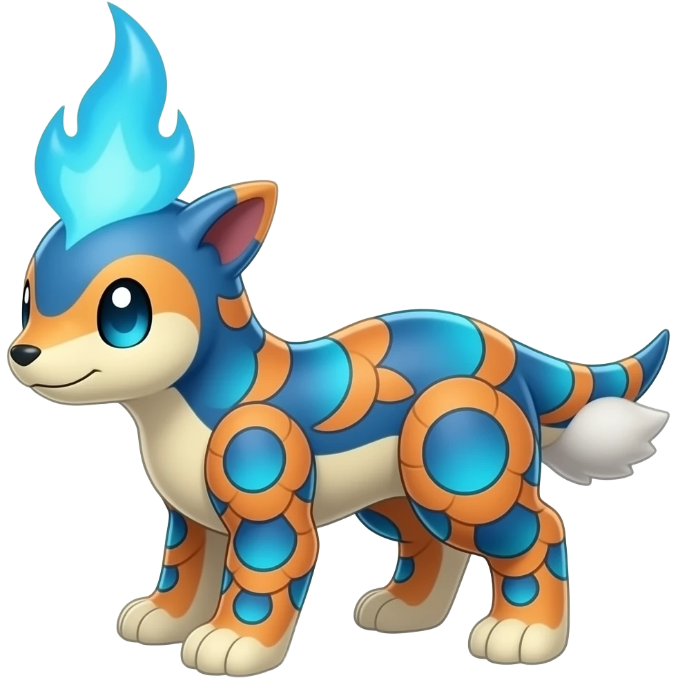 Victini-Oshawott-Minccino-Fakémon-hybrid-creature (full body) emoji