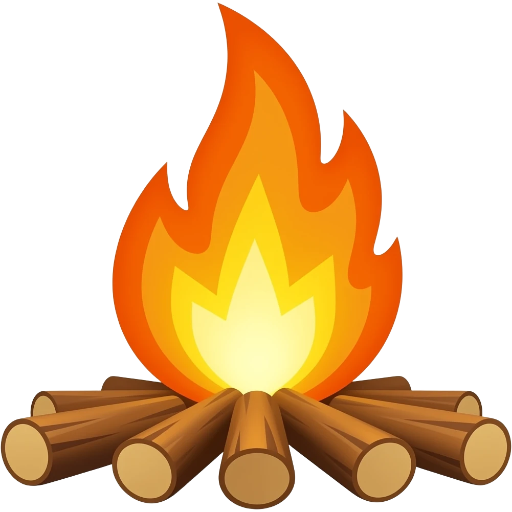 Campfire emoji