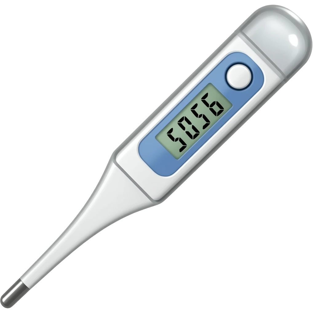 Digital thermometer emoji