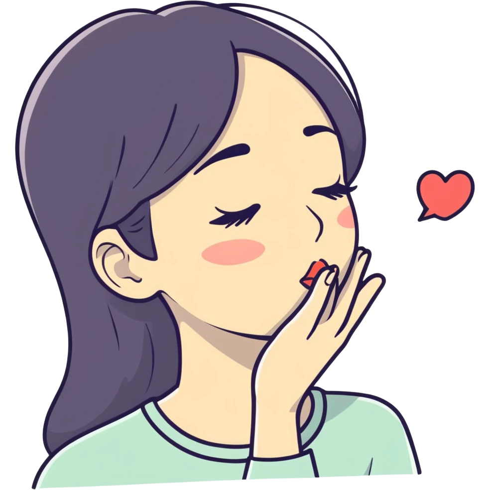 Blowing a kiss  emoji