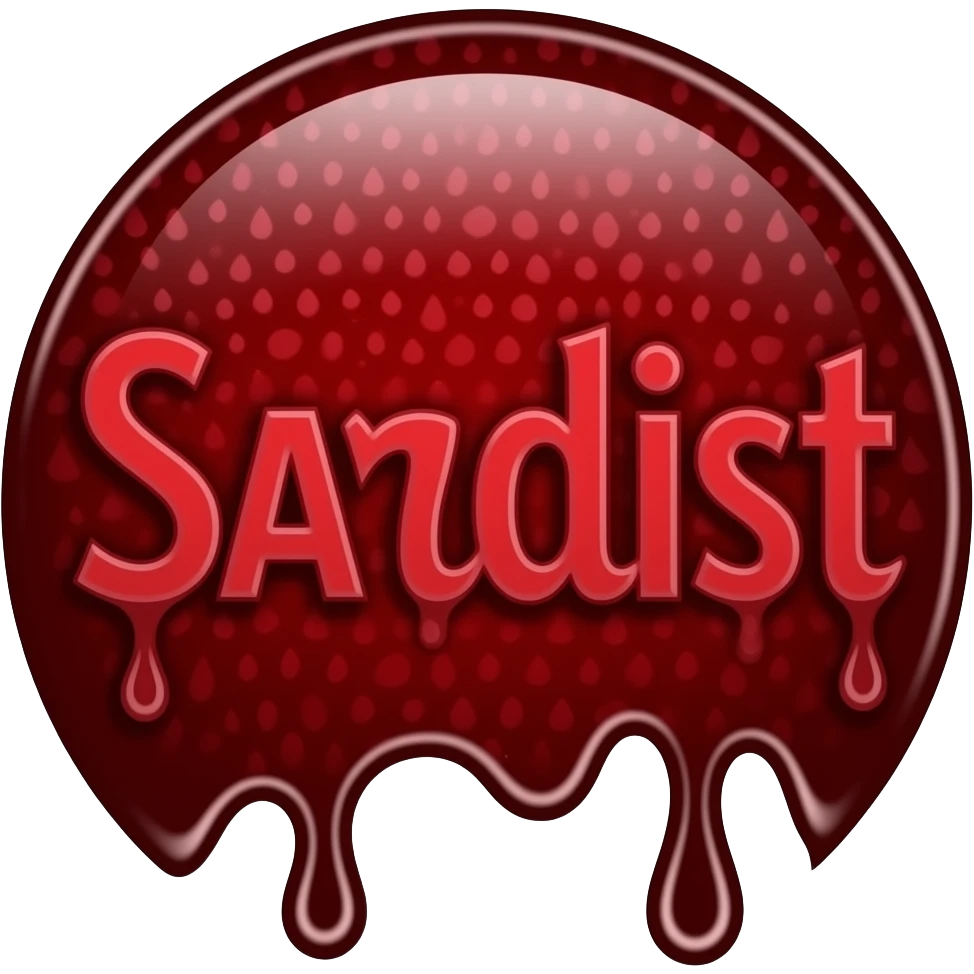 make a naughty sexual and seductive that just says the word "Sadist" emoji