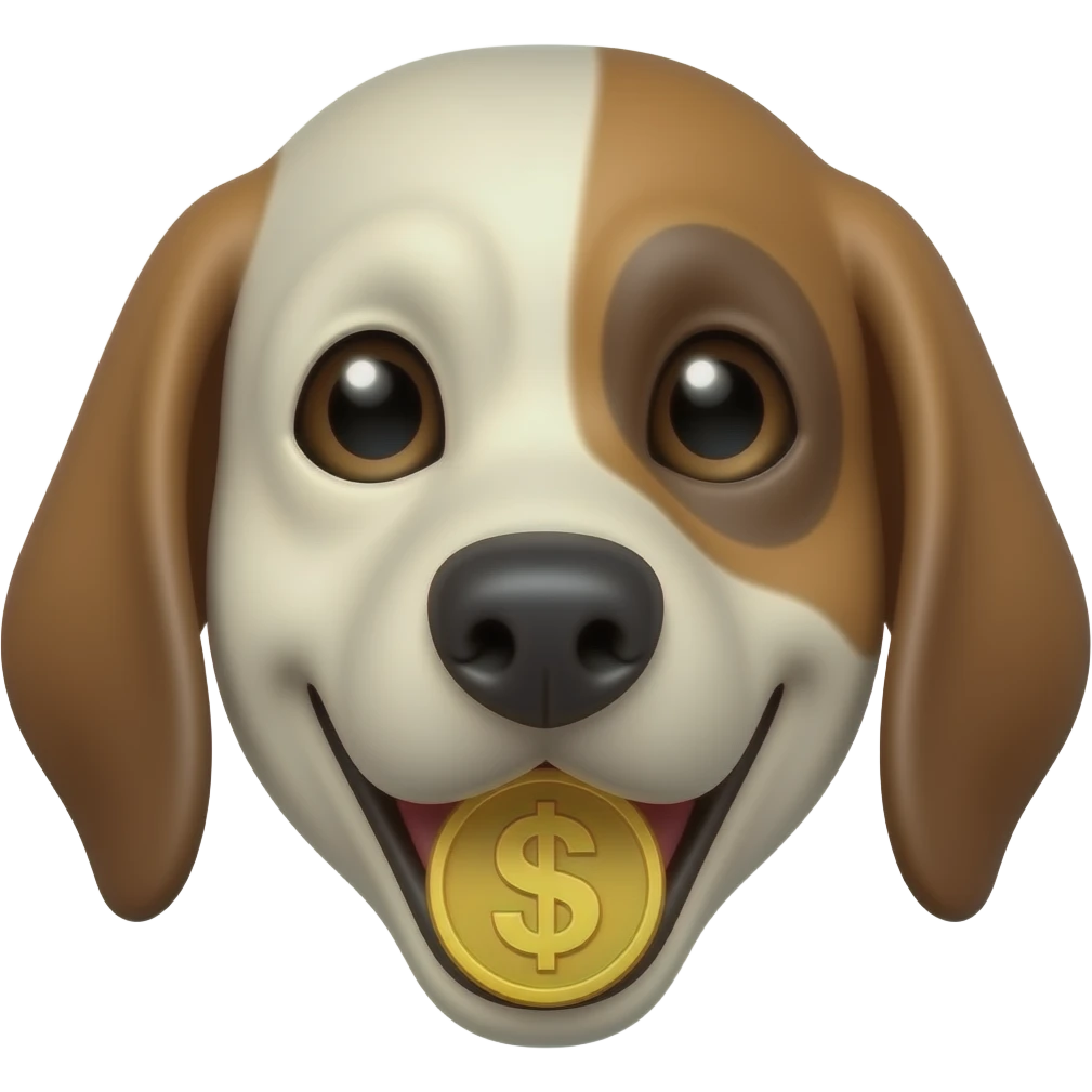 🐶🤑 emoji