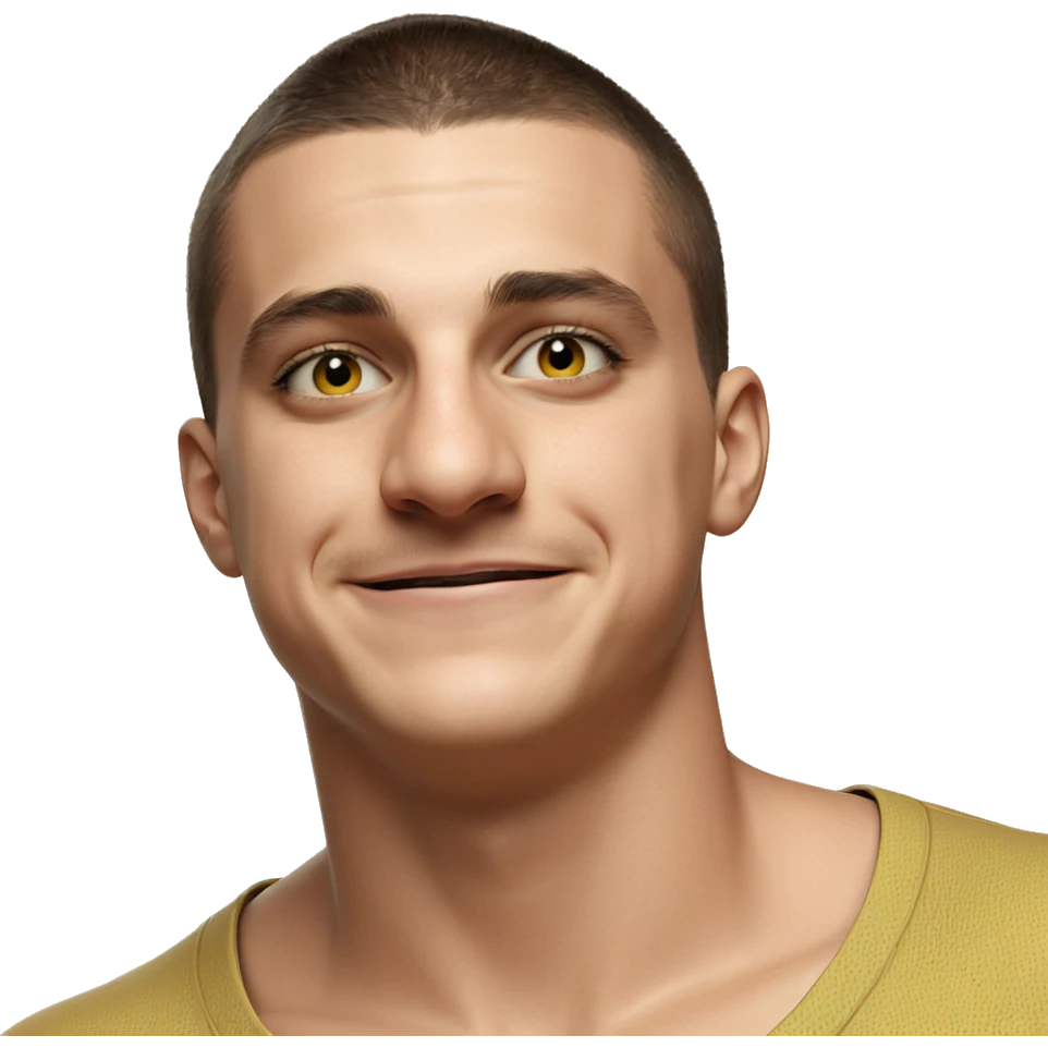 smiling boy in yellow shirt emoji