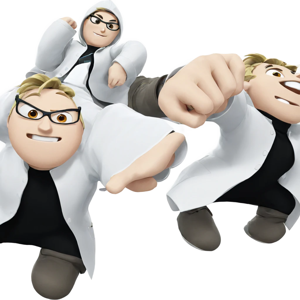 meme boy in labcoat emoji