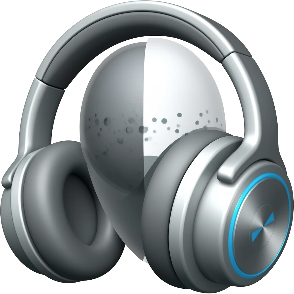 Space-themed headphones emoji