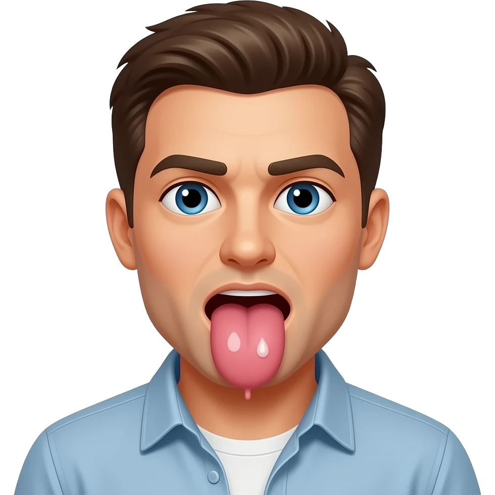 Cum in mouth emoji