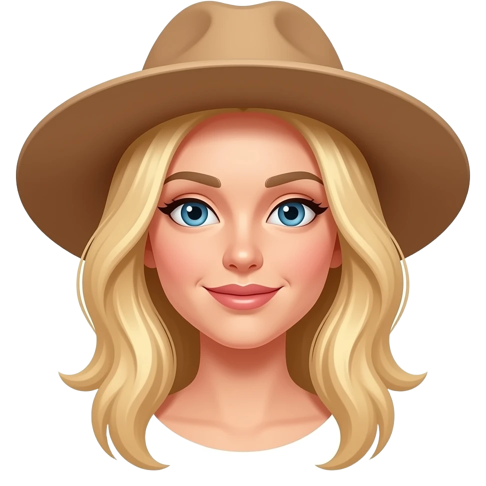 blone major women with hat emoji