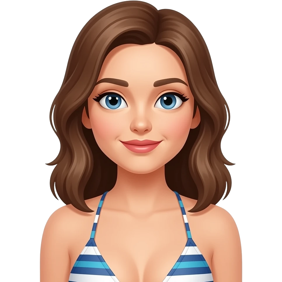 Bikini girl photo emoji