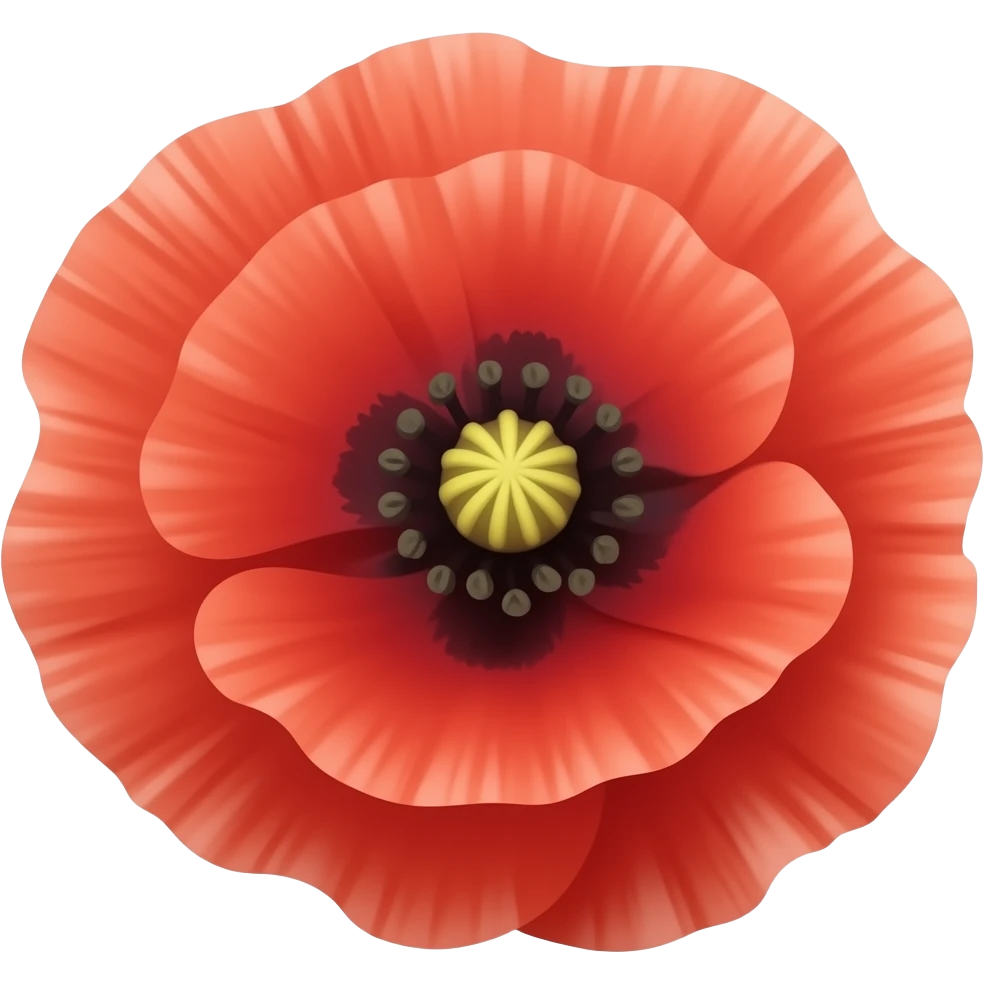 Poppy flower emoji emoji