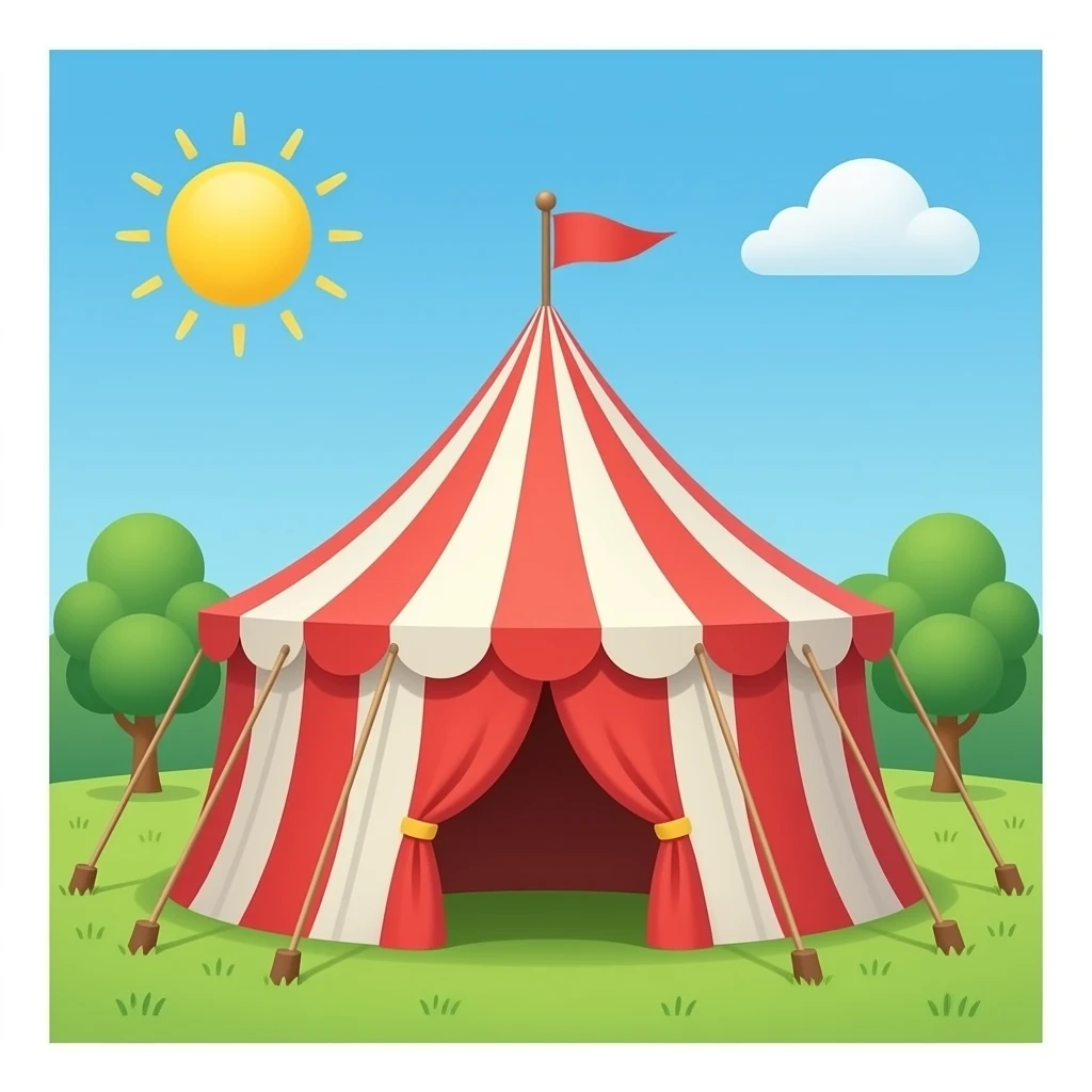 circus tent emoji