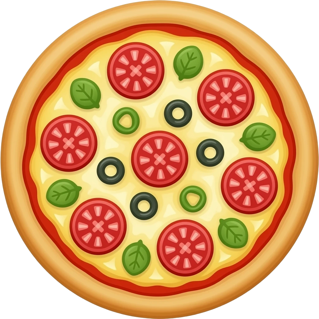Pizza margherita emoji
