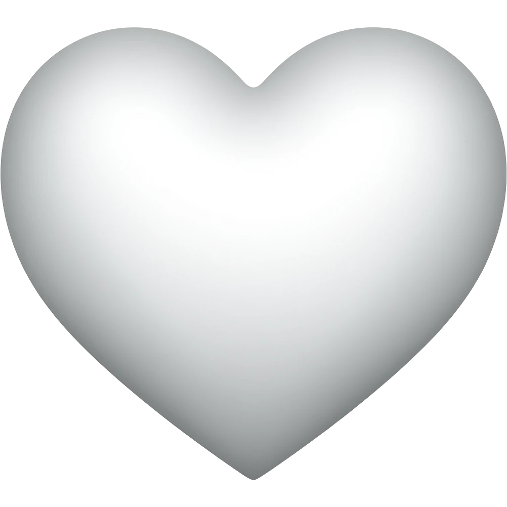 corazon blanco emoji