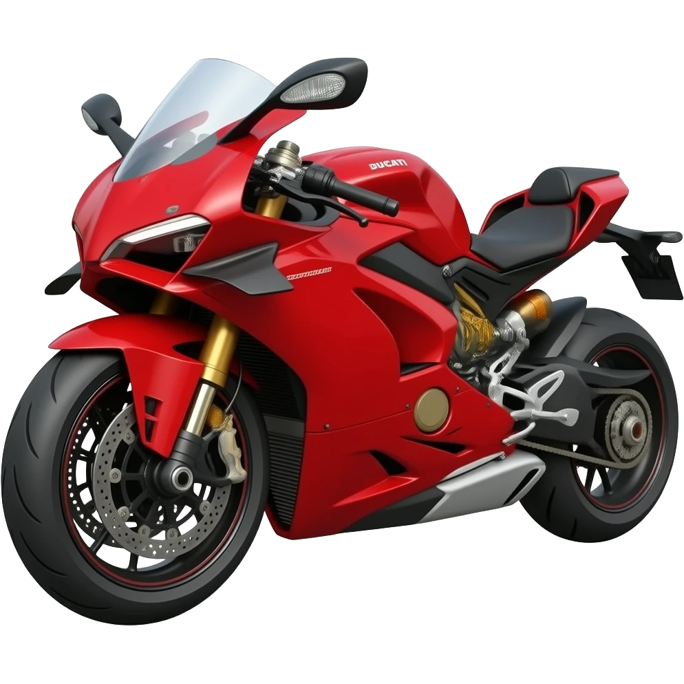 Puoi crearmi una emoji di una moto ducati emoji