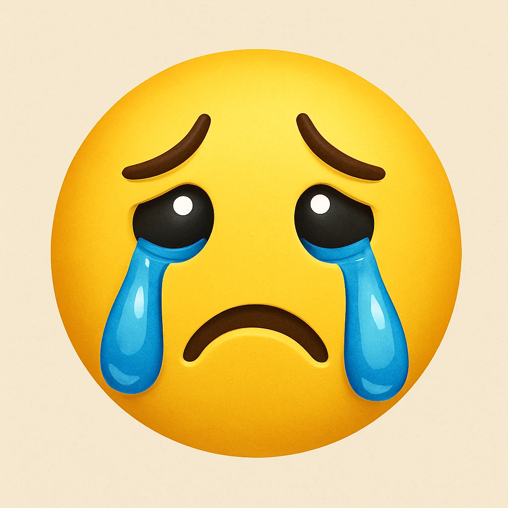 crying face emoji emoji