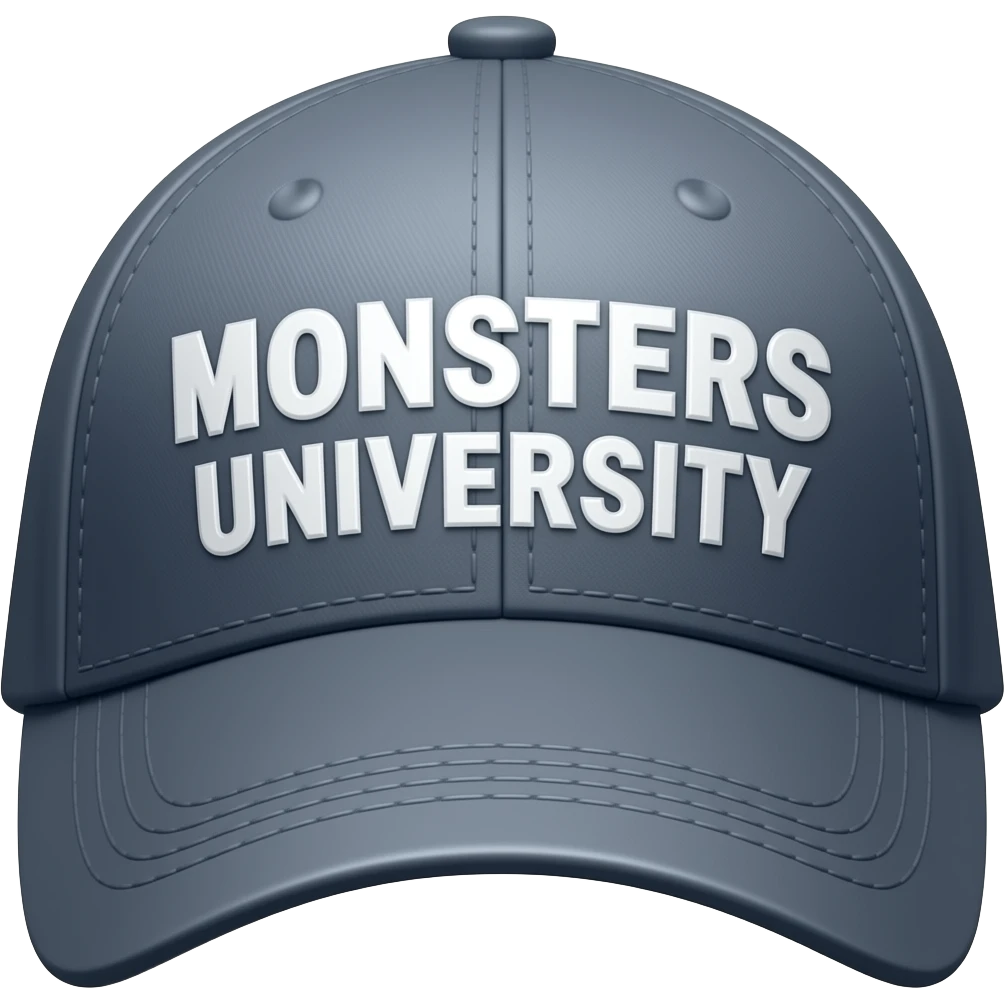 Monsters university cap emoji