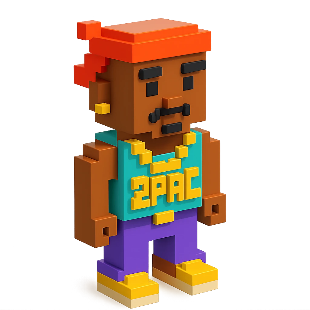2Pac rapper emoji