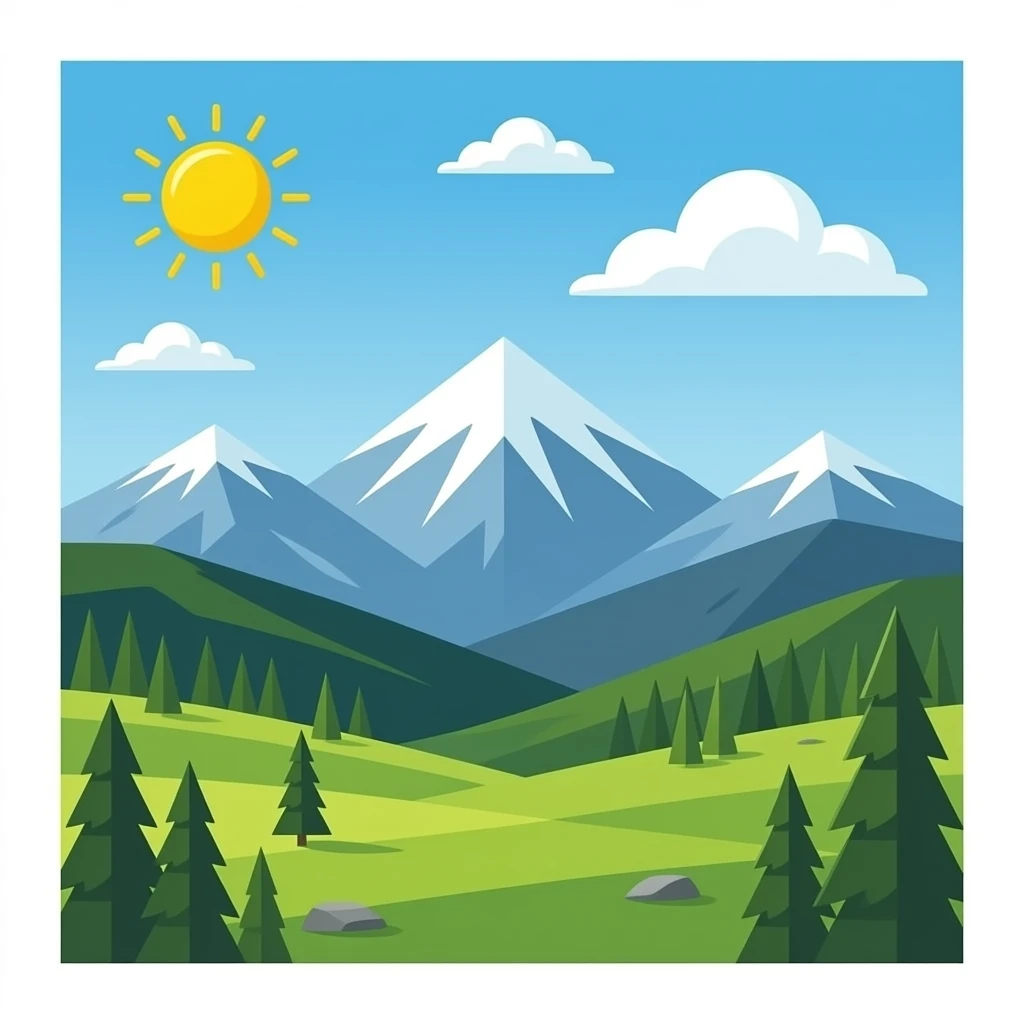 Colorado mountain emoji