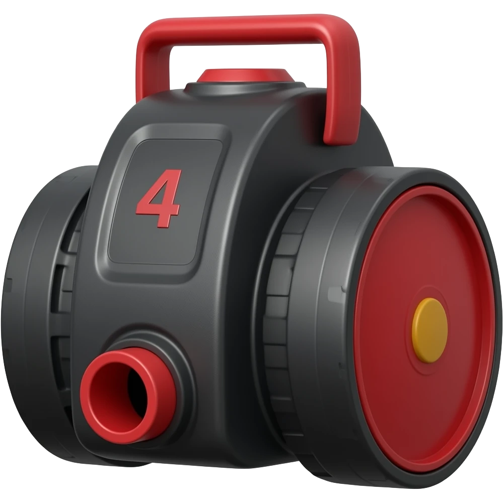 black and red shop vac 4 gallon emoji