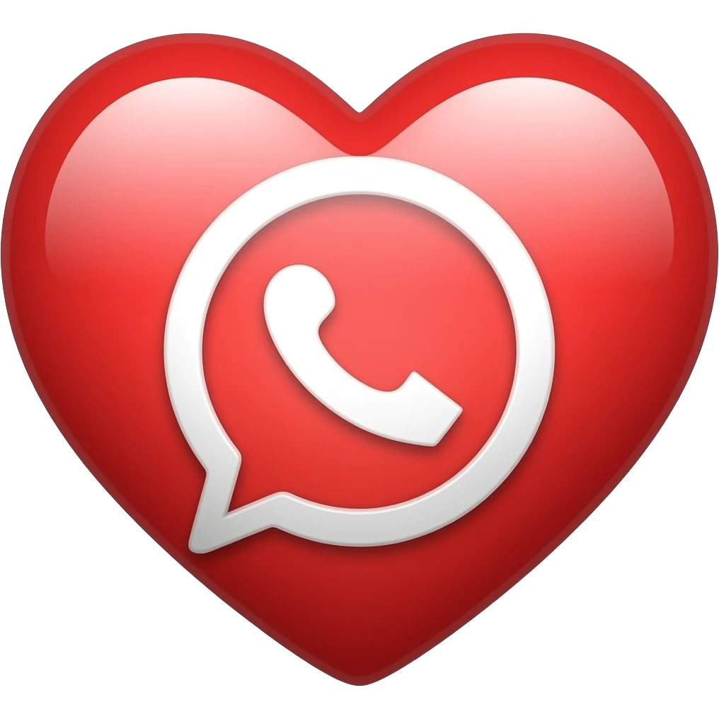 whatsapp heart with love emoji emoji