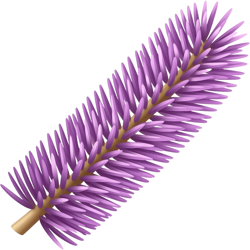 purple needle emoji