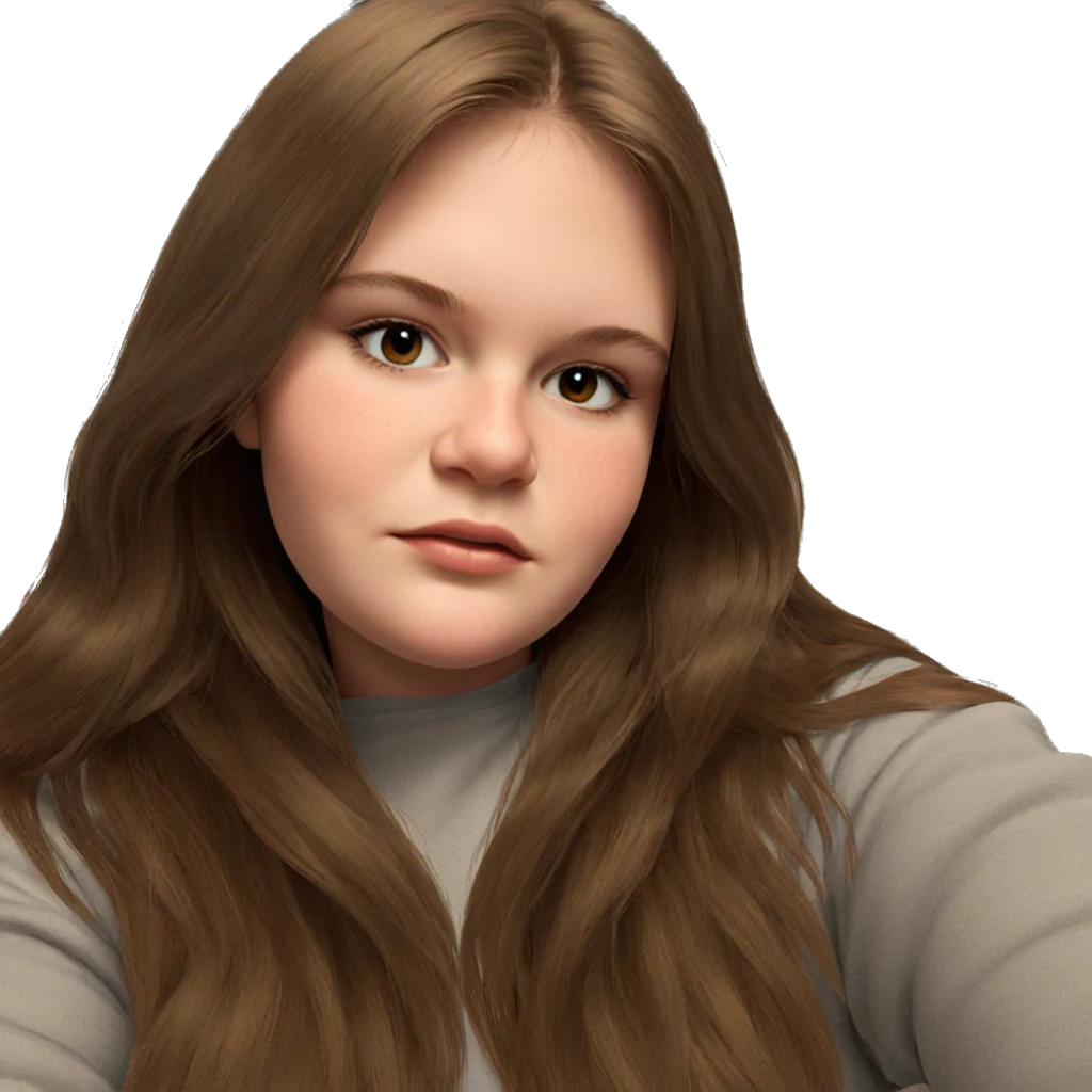 realistic portrait of girl emoji