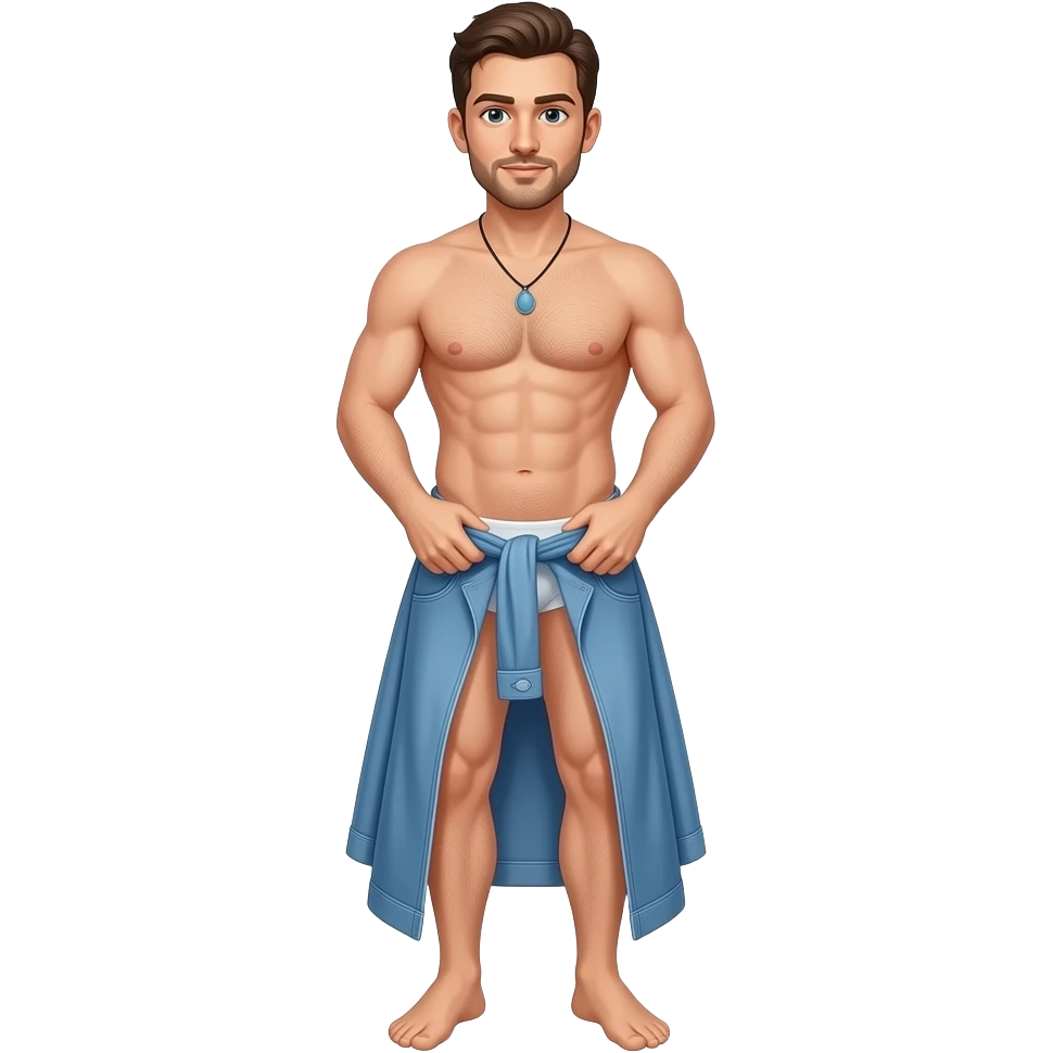 Comic strip of a naked, barefoot man 4 Comics In the first panel, he takes off his clothes. emoji
