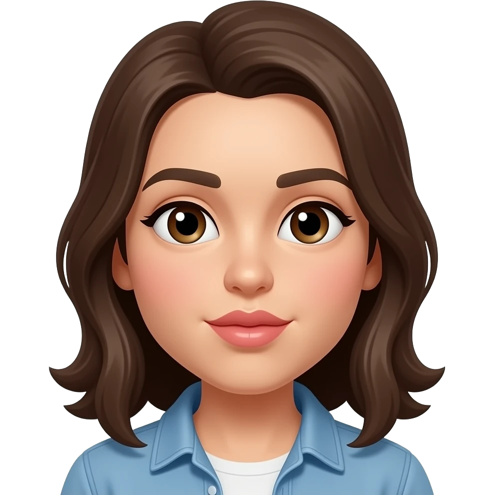 Using the same photo, make a sticker pouting emoji