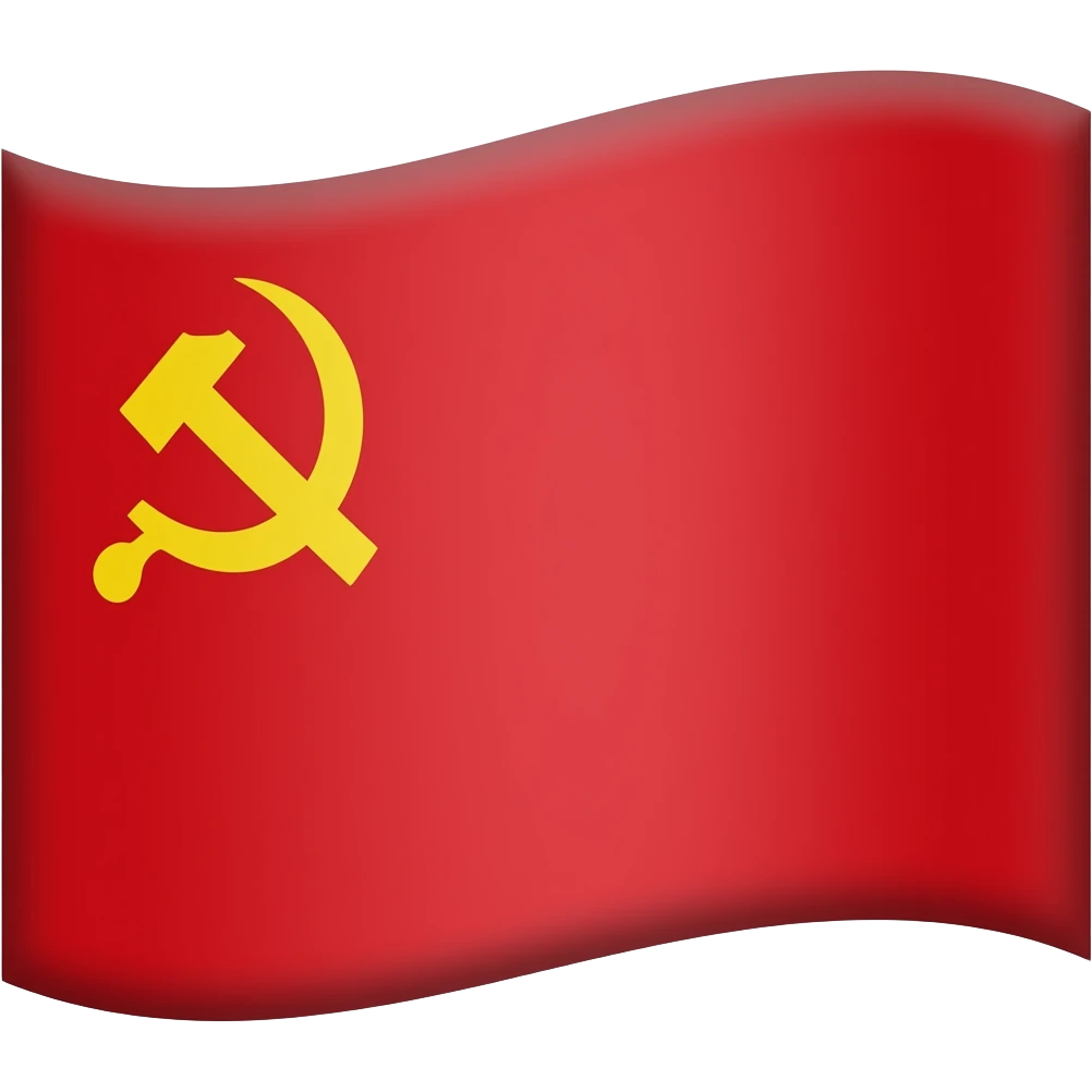 Crea una bandiera comunista emoji