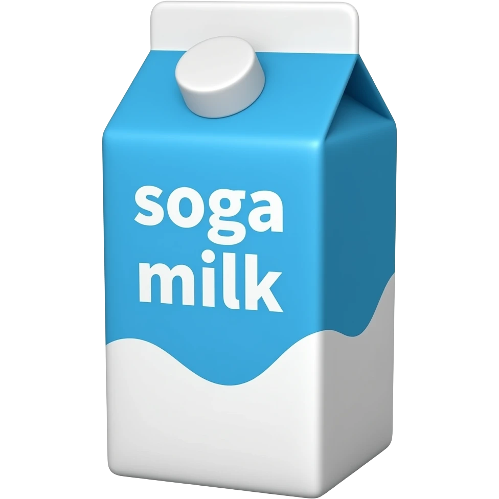 soya milk carton emoji