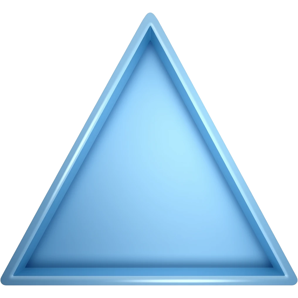 Blue Triangle emoji