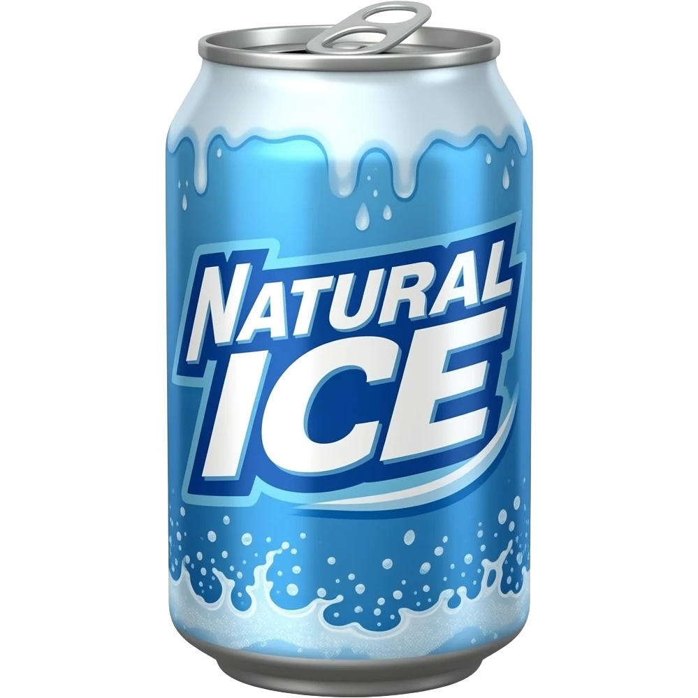 can of natural ice beer emoji
