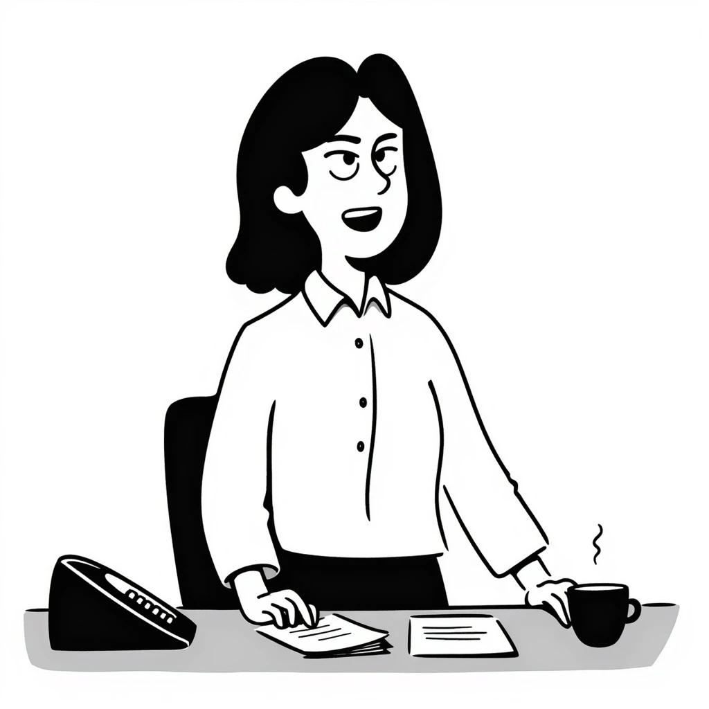 An angry business secretary emoji