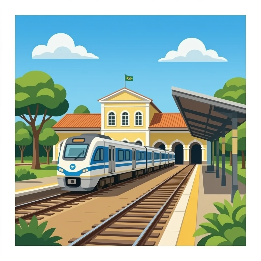 Brazilian train station emoji