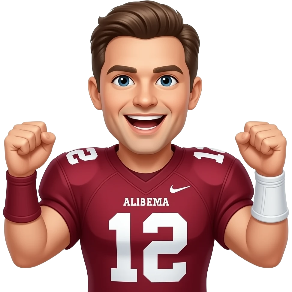 Alabama roll tide emoji