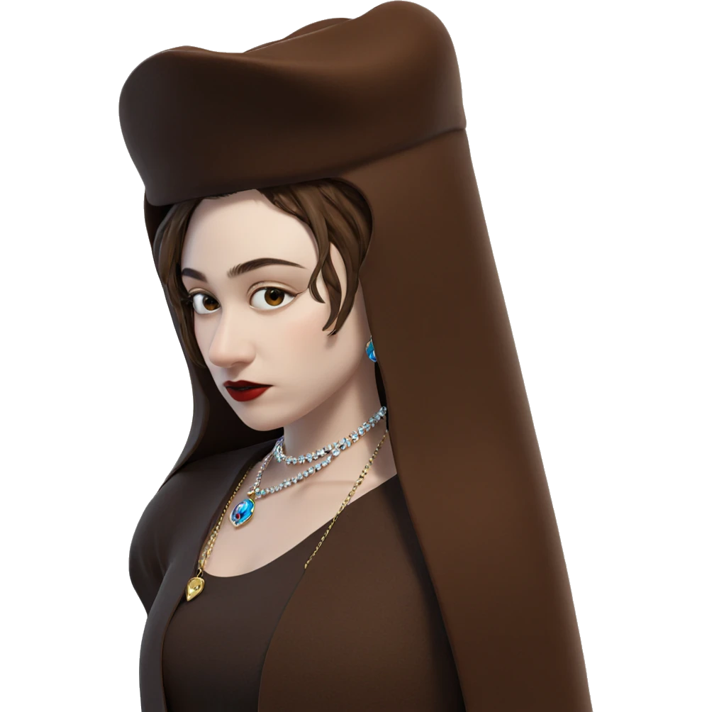 girl with hat and jewelry emoji